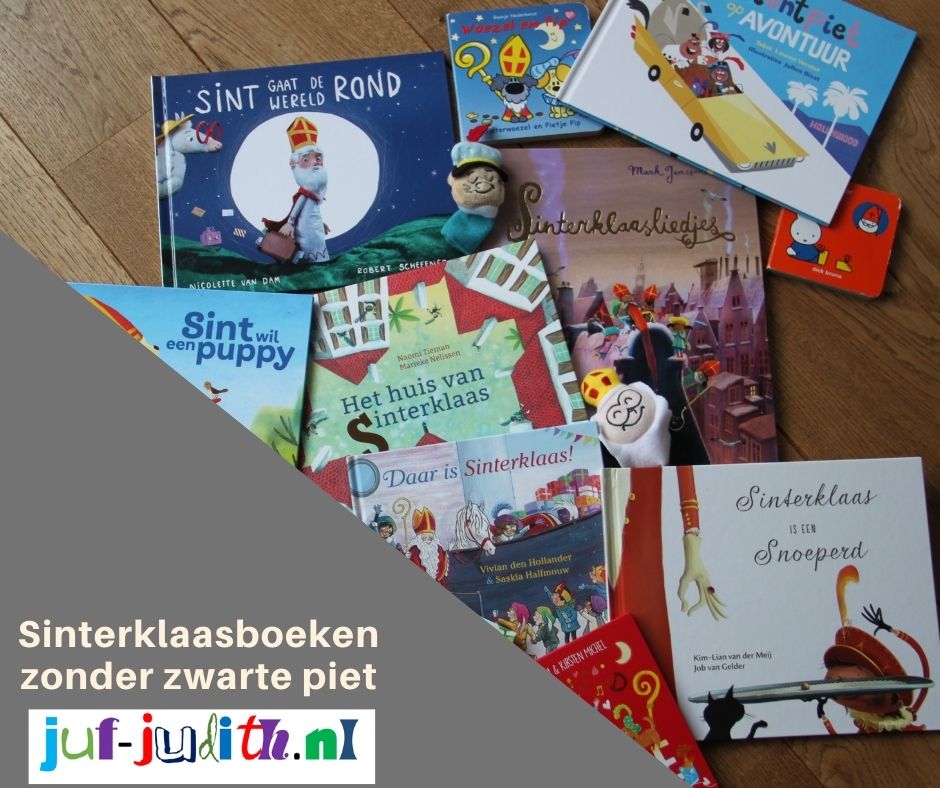 Voorzichtig eb ondersteuning Sinterklaasboeken zonder zwarte piet - Juf-Judith.nl